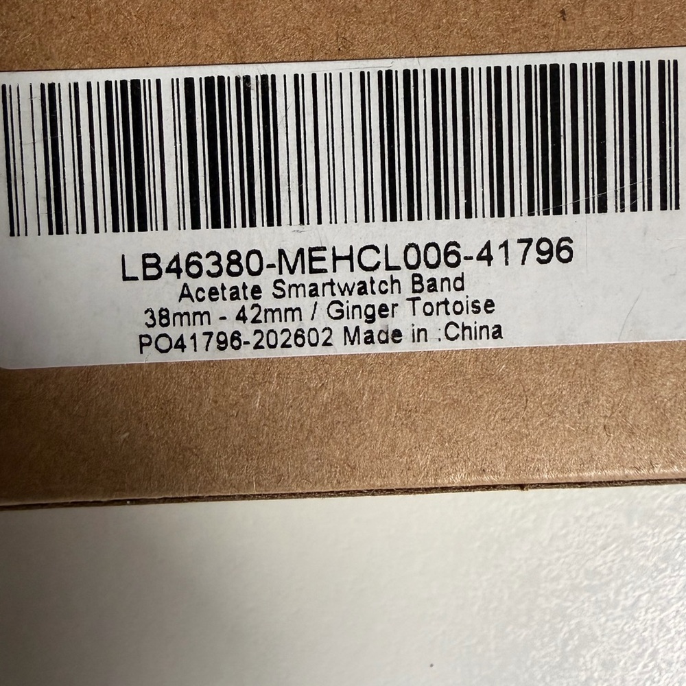 NEW Quince Acetate Tortoiseshell Smartwatch Band - Picture 7 of 8